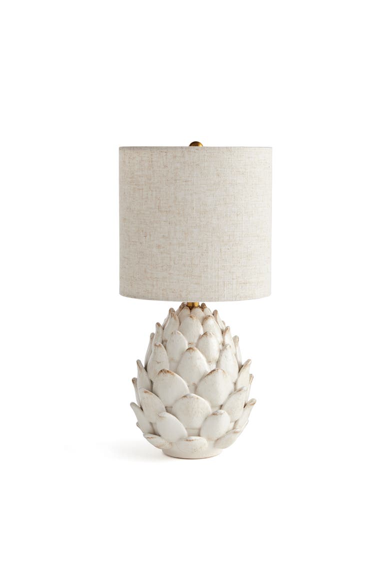 Declan Artichoke Lamp, Main, color, White