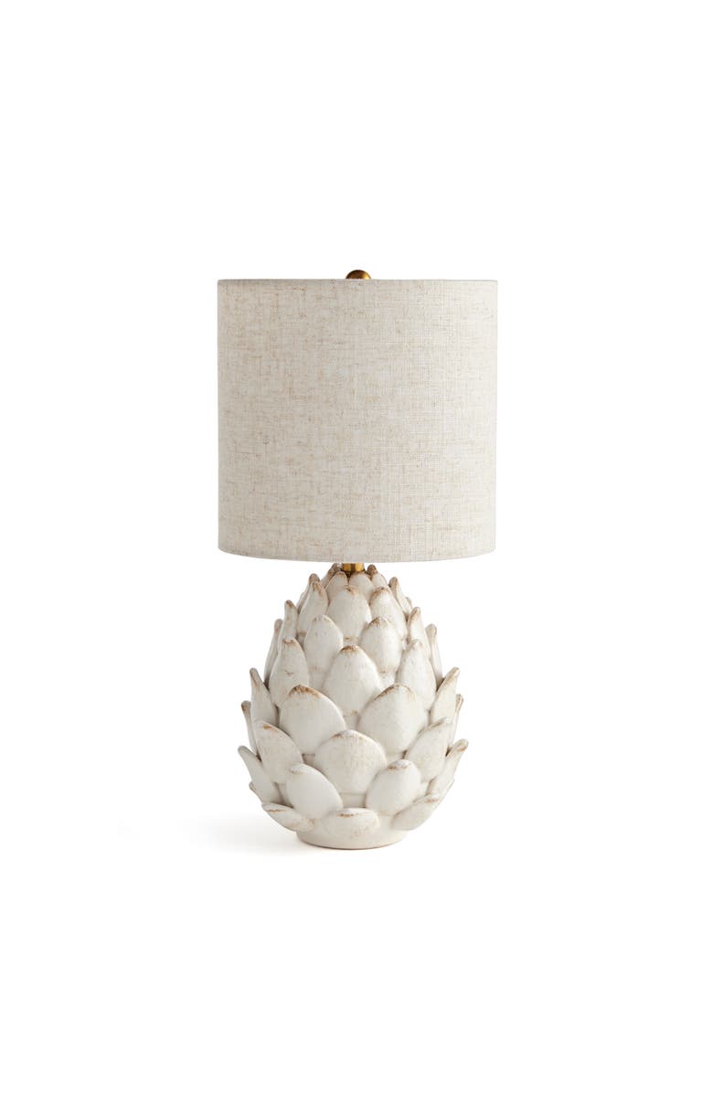 Napa Home & Garden Declan Artichoke Lamp, Main, color, White
