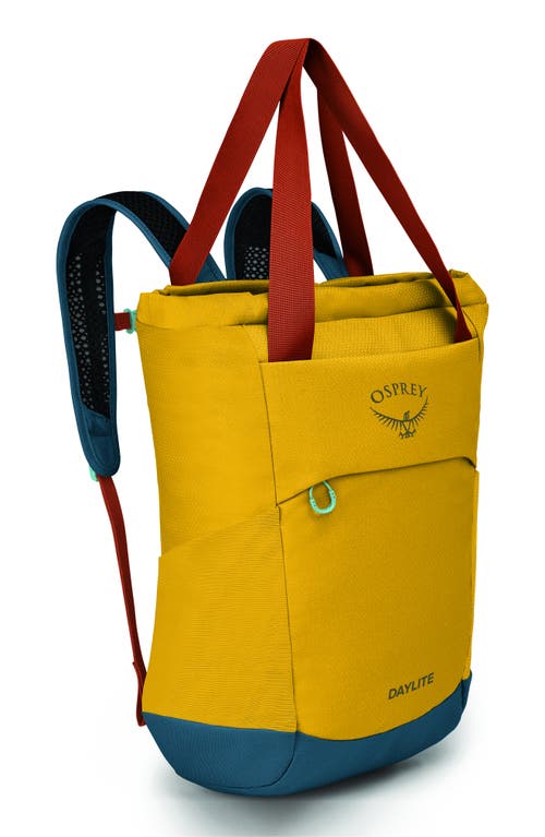 Osprey Daylite Water Repellent Tote Pack In Tumbleweed Yellow