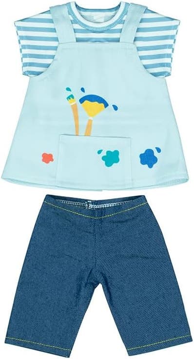 Careers Collection - Artist Doll Outfit with Painting Smock & Pants for 15" Baby Dolls