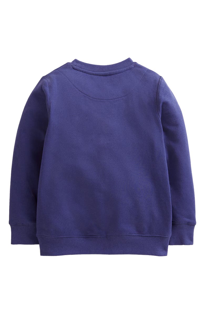 Mini Boden Kids' Cozy Appliqué Sweatshirt, Alternate, color, 