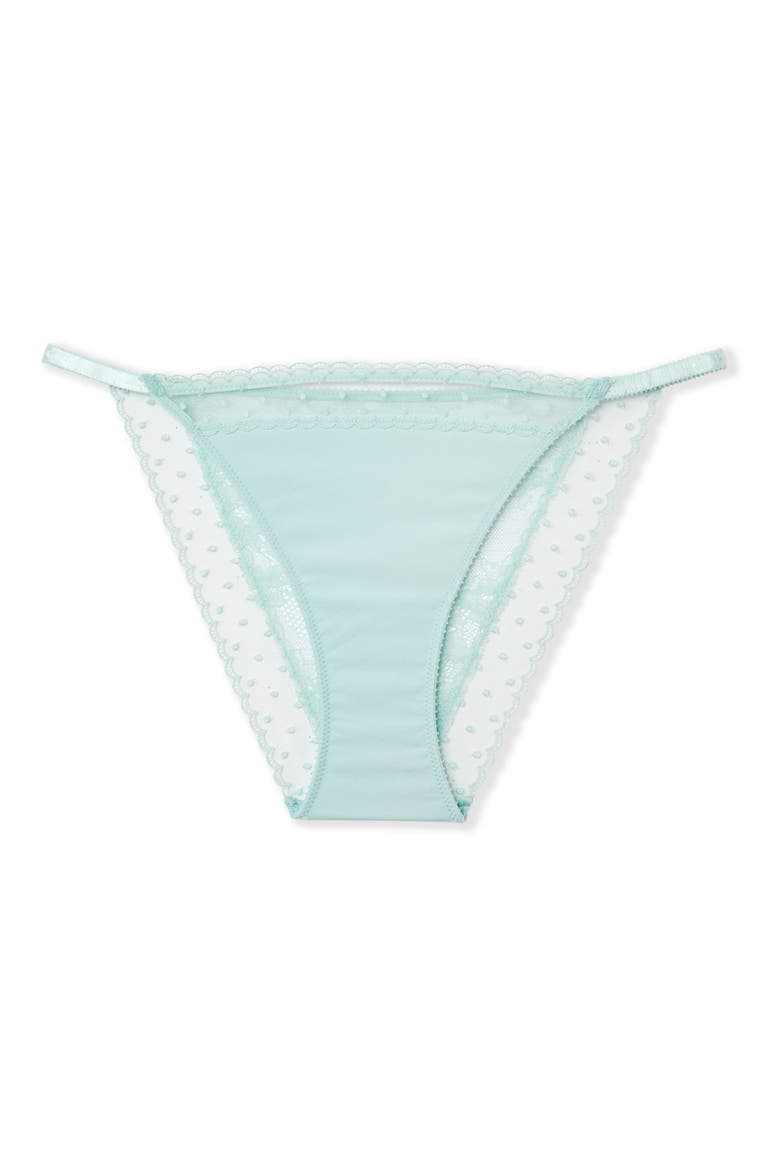 Plum Lace Trim Panties, Alternate, color, BLUE GREEN