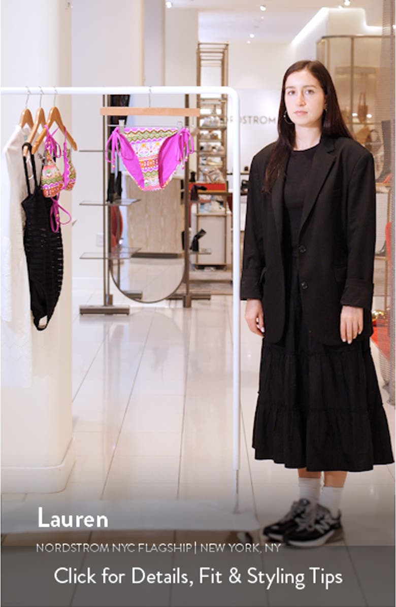 Moroccan Side Tie Bikini Bottoms, sales video thumbnail