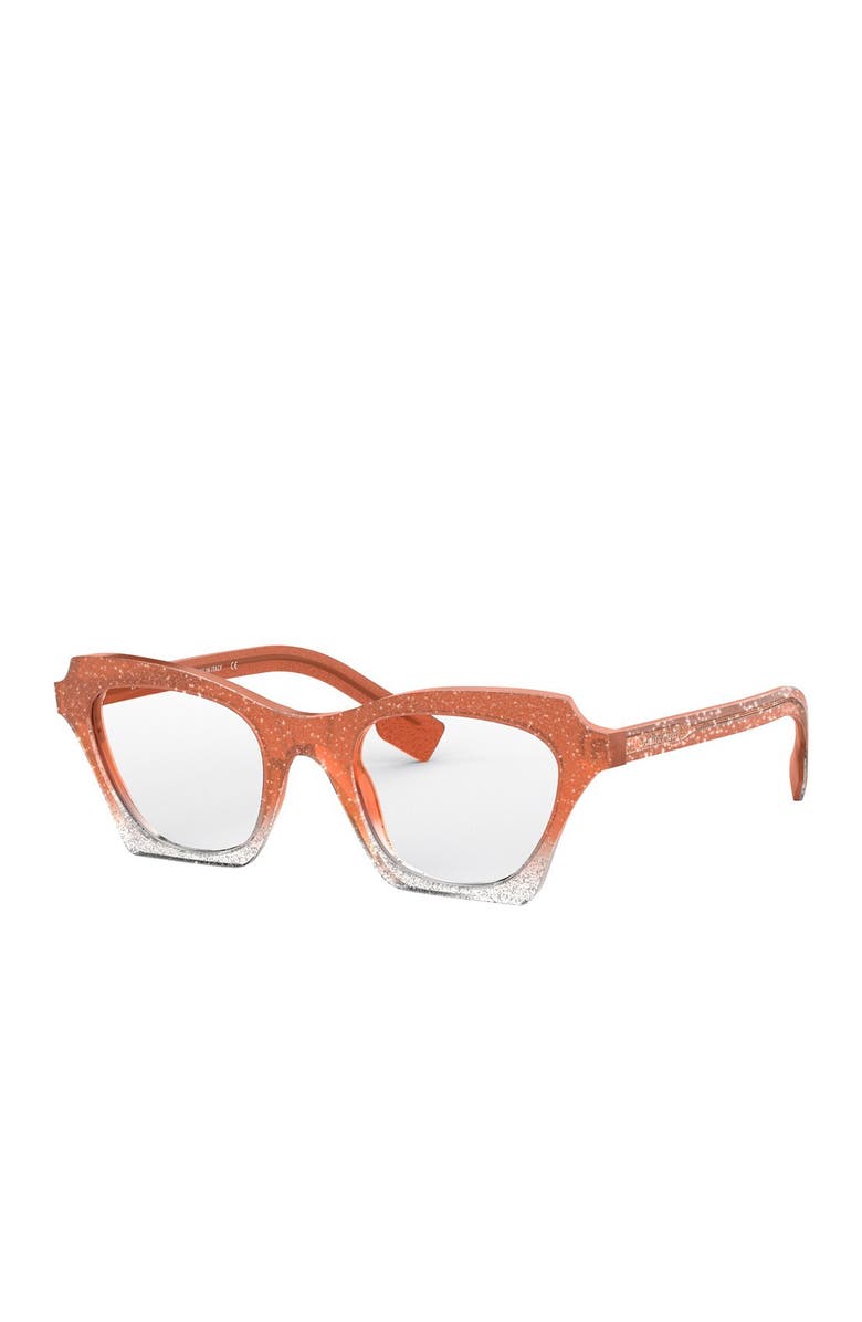 Burberry 49mm Modified Butterfly Glasses, Alternate, color, 