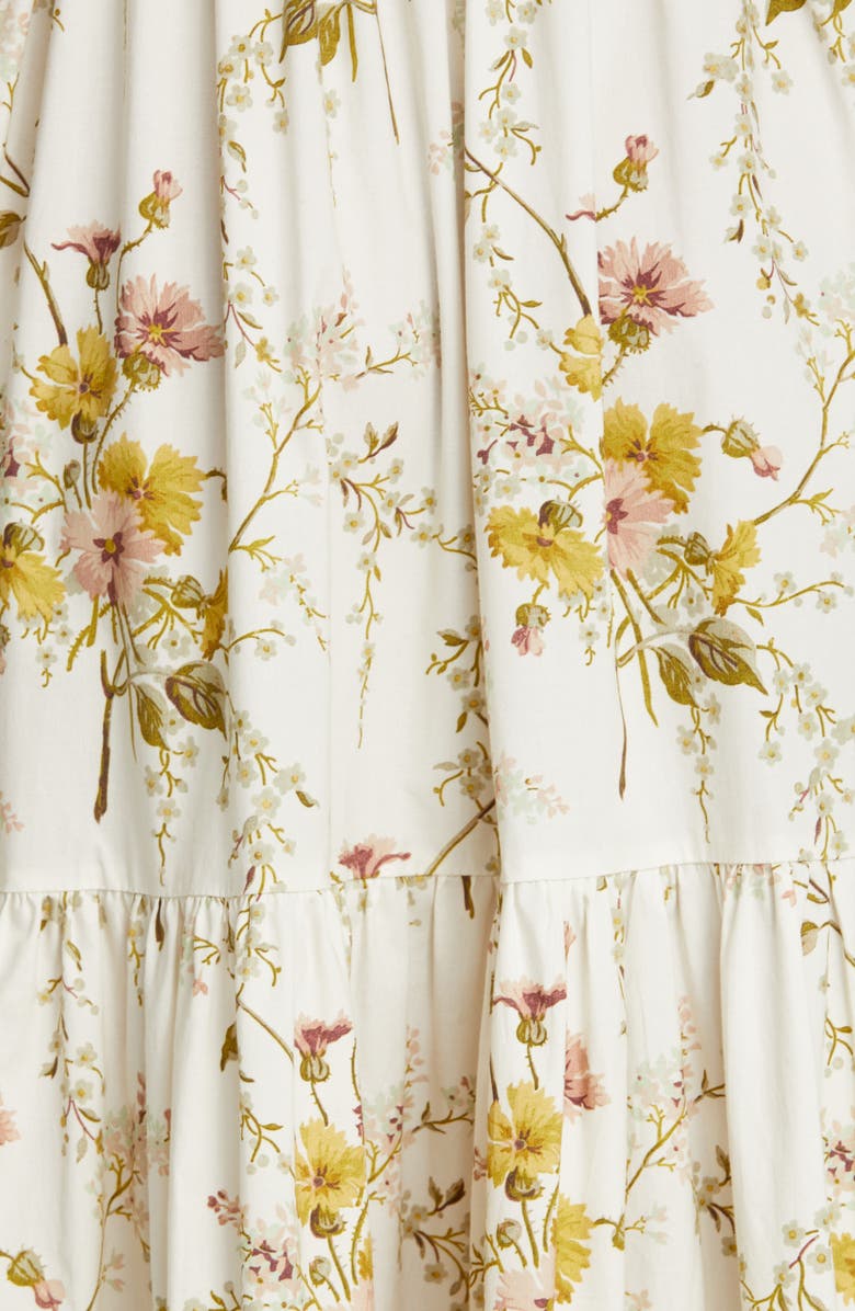 Brock Collection Floral Tiered Maxi Dress, Alternate, color, 