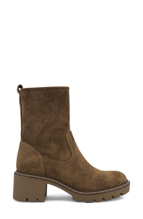 Mia Pallmer Block Heel Bootie In Brown