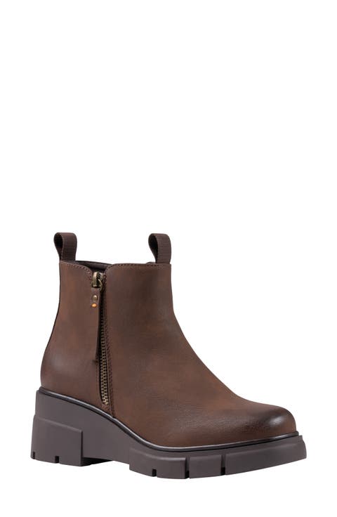 Mara Faux Leather Bootie