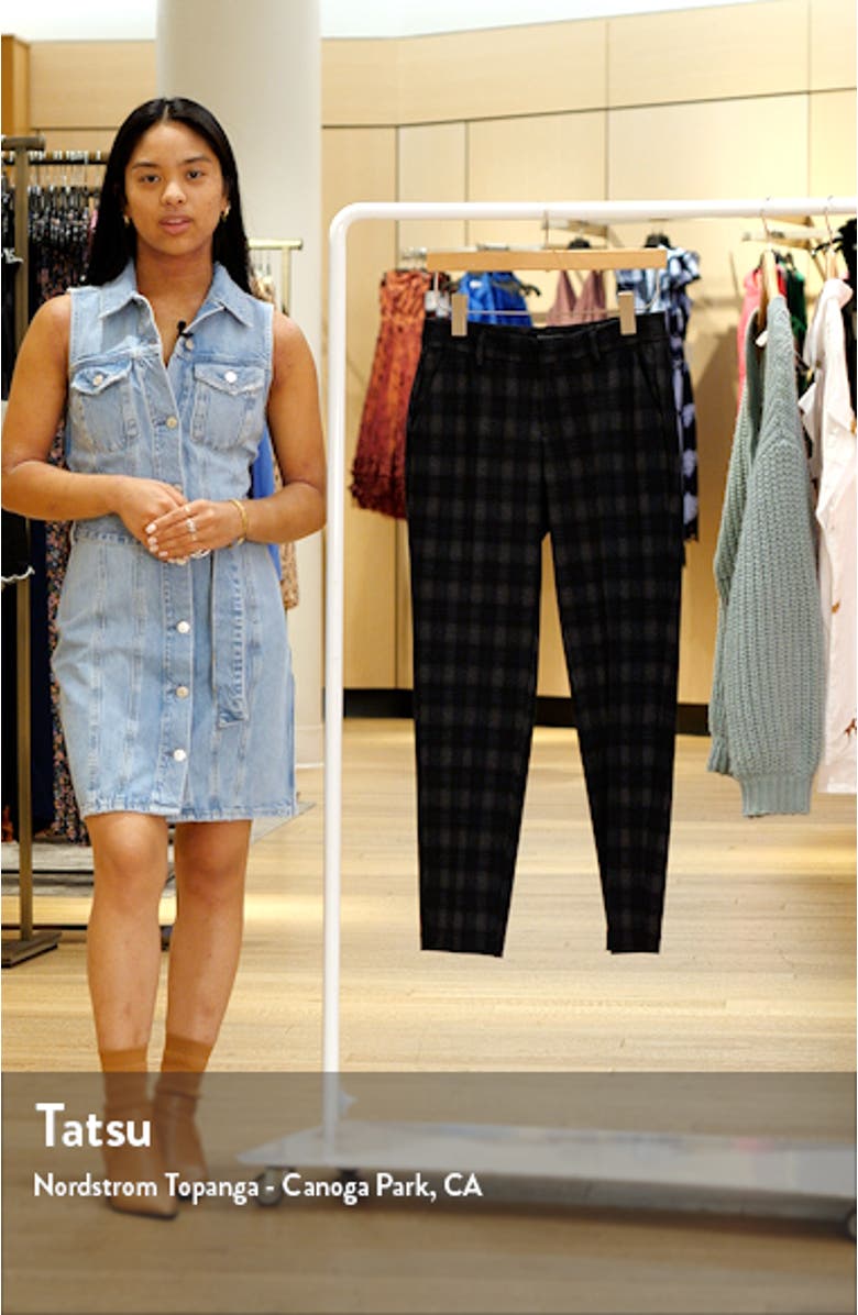 Kelsey Plaid Ankle Pants, sales video thumbnail