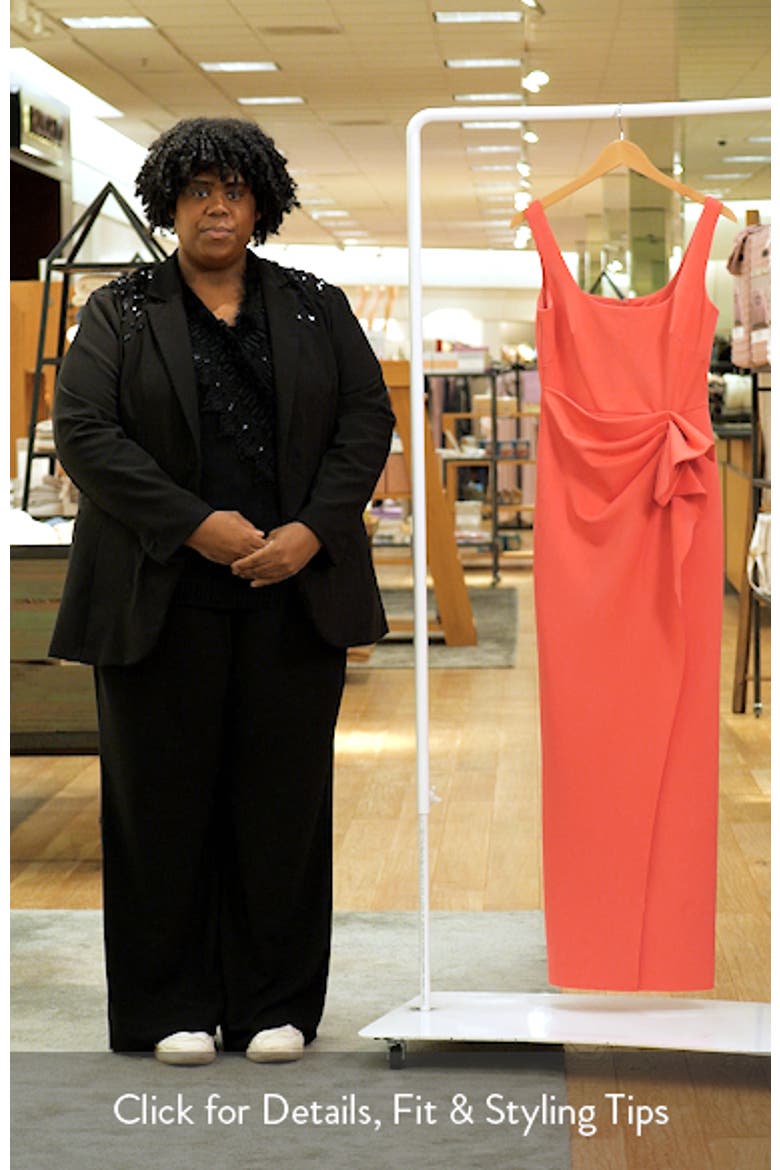 Gathered Waist Column Dress video