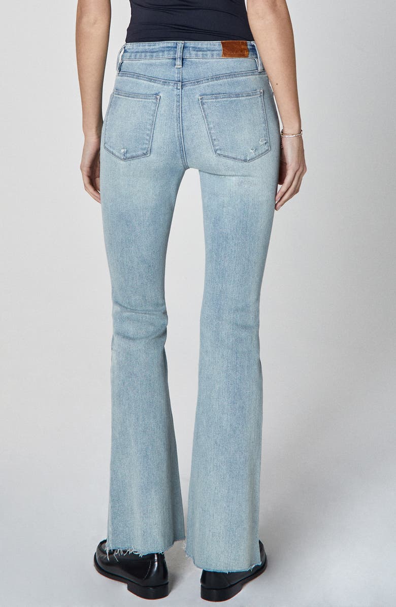 Unpublished Janet Raw Hem Mid Rise Flare Jeans, Alternate, color, 