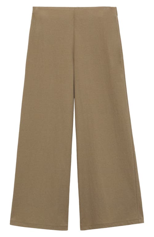 Mango Wide Leg Crop Pants