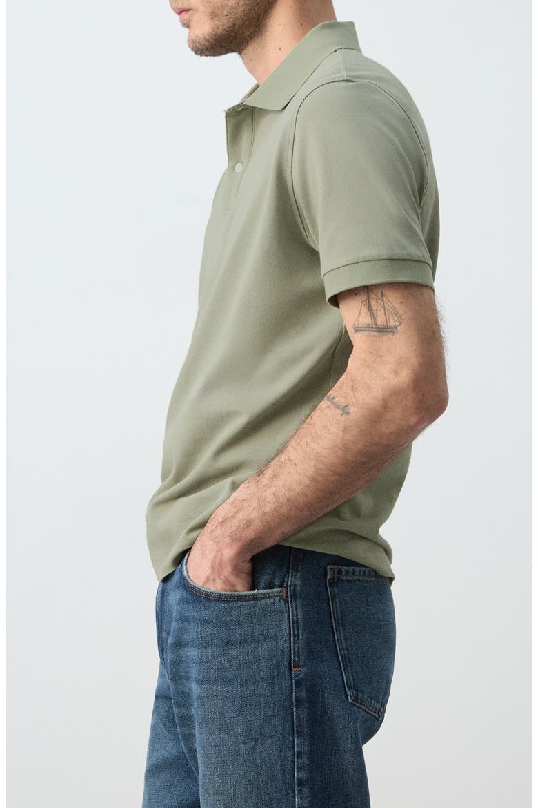 Regular Fit Cotton Piqué Polo, Alternate, color, MINT GREEN
