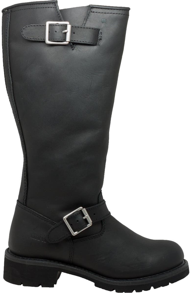 RideTecs 16" Engineer Biker Boots, Alternate, color, Black