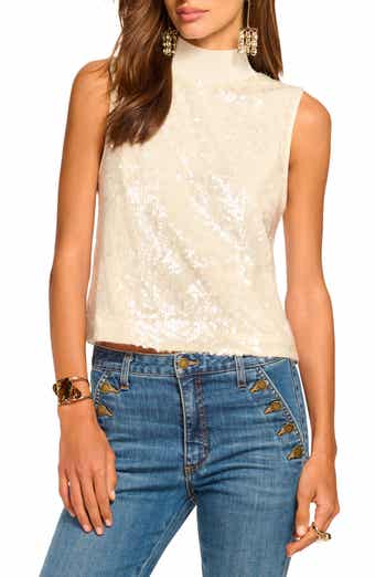 Cellina Sequin Sleeveless Top