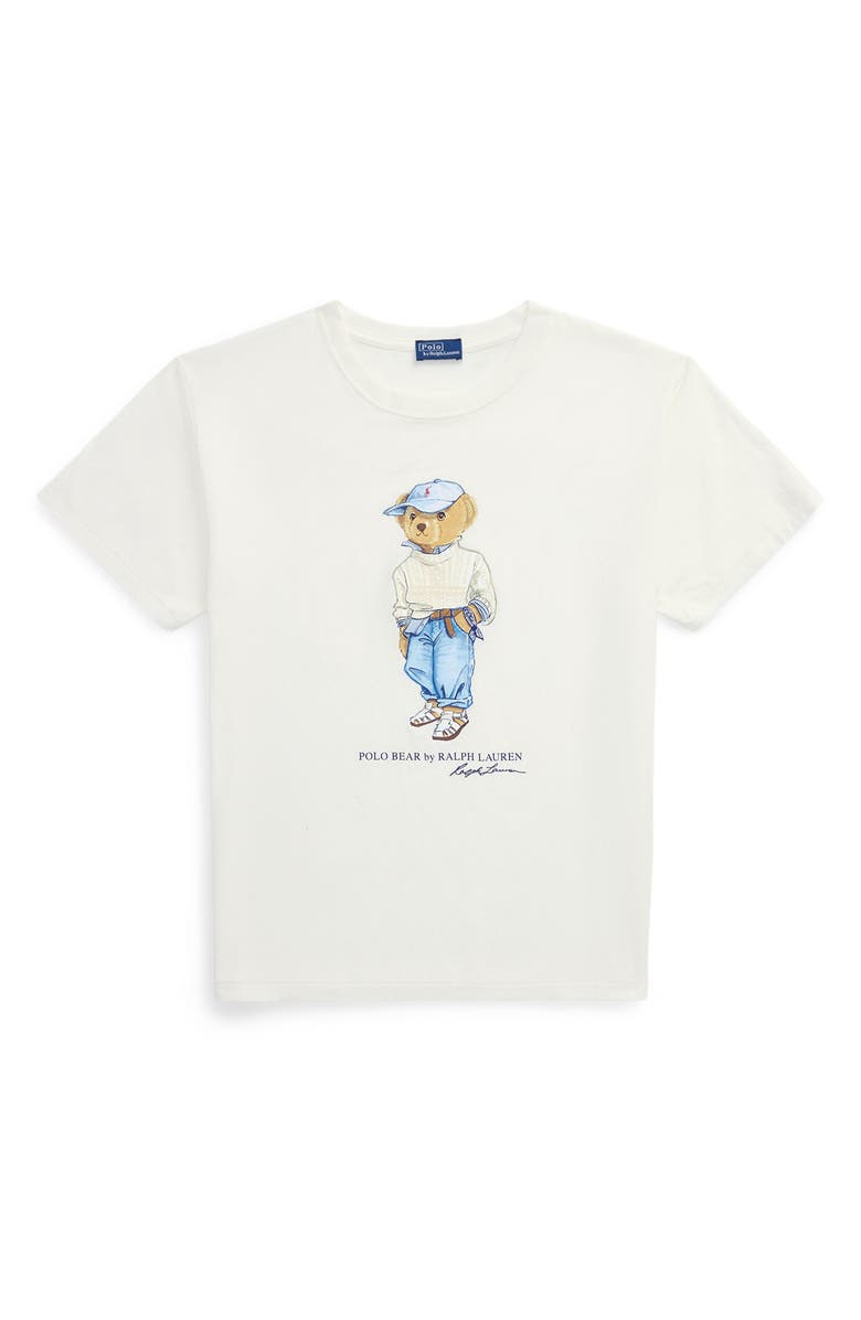 Polo Ralph Lauren Polo Bear Embroidered Graphic T-Shirt, Alternate, color,