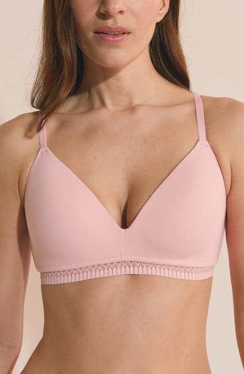 Happily Wireless Stretch Cotton Triangle Bra