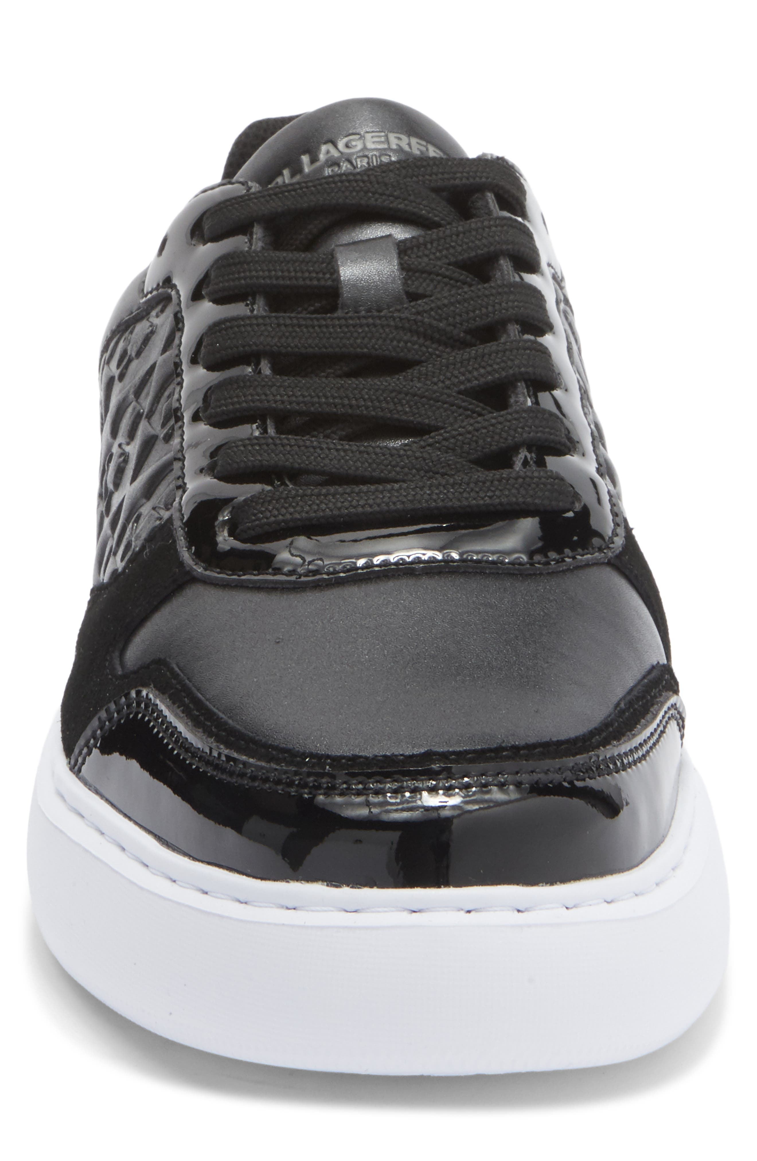 KARL LAGERFELD PARIS Karl Profile Low Top Sneaker, Alternate, color, Black