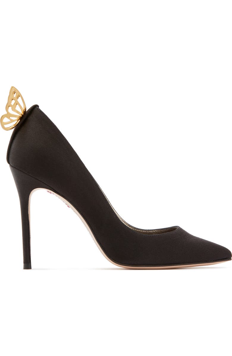 SOPHIA WEBSTER Mariposa Satin Pump, Alternate, color,