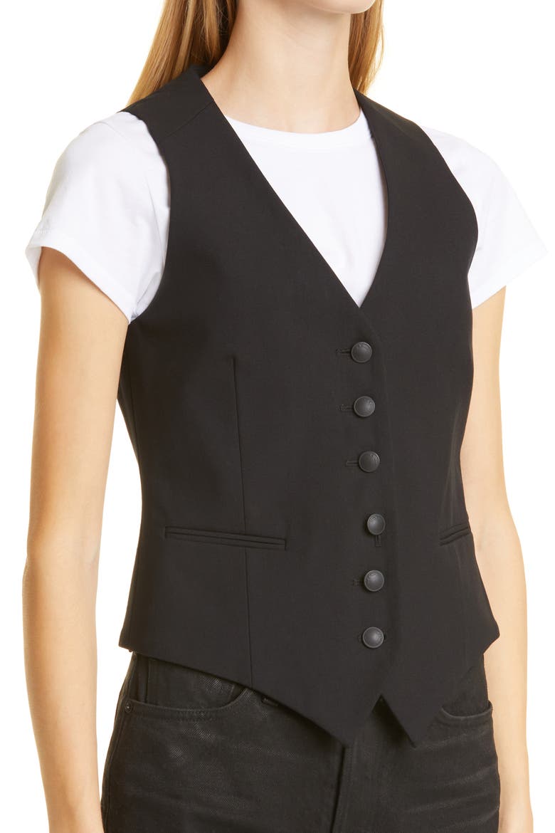 Vanessa Vest, Alternate, color, BLACK