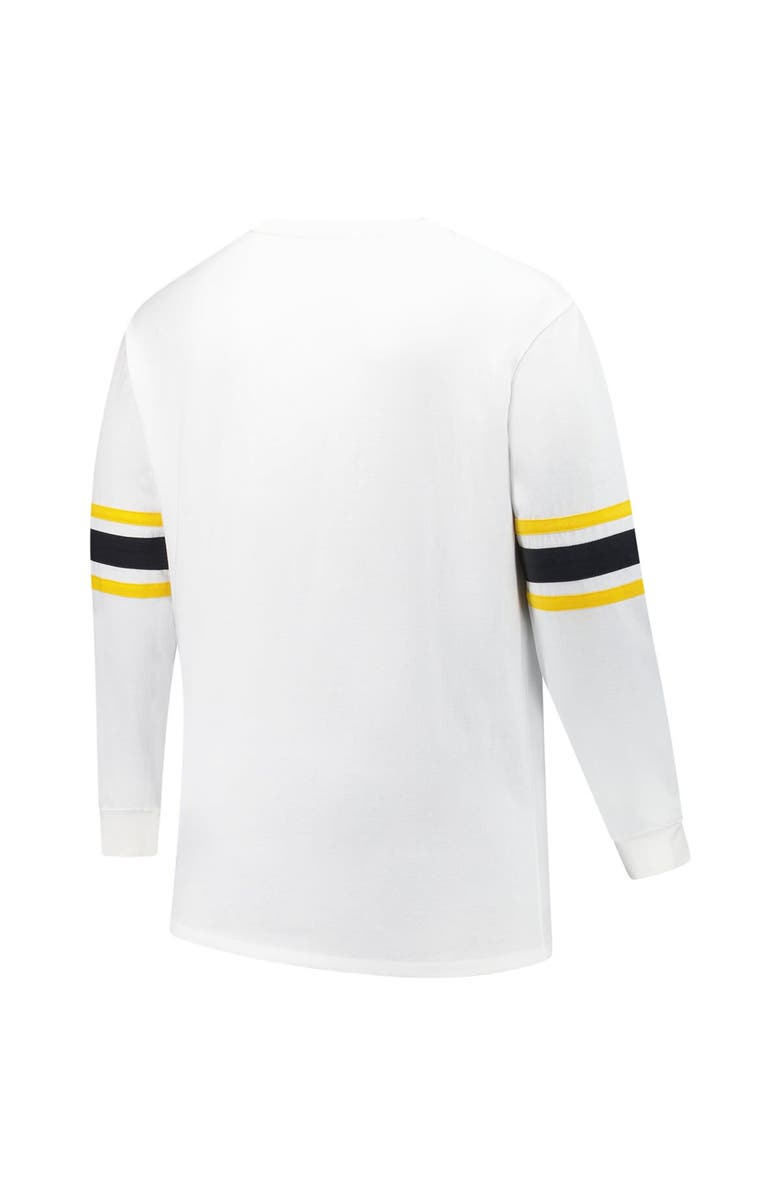 '47 Men's '47 White Pittsburgh Steelers Big & Tall Premier Brex Long Sleeve T-Shirt, Alternate, color, White