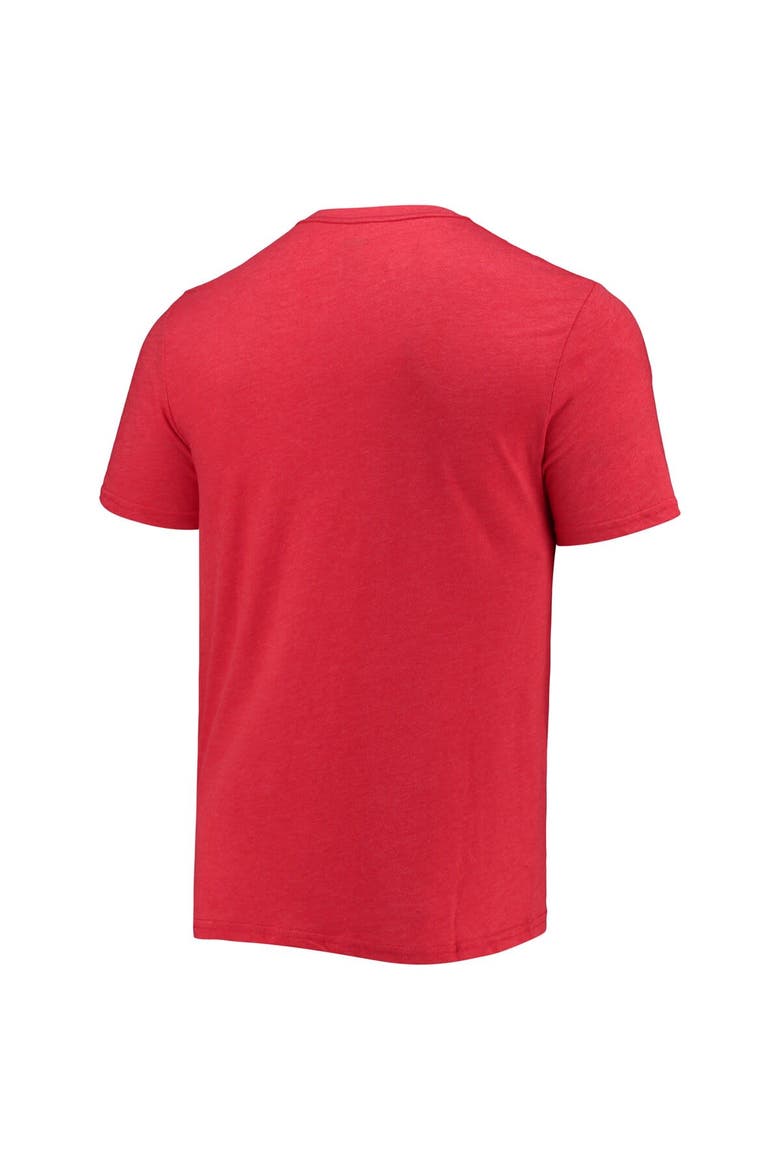 Men's Concepts Sport Heathered Charcoal/Red Illinois State Redbirds Meter T-Shirt & Pants Sleep Set, Alternate, color, Heather Charcoal