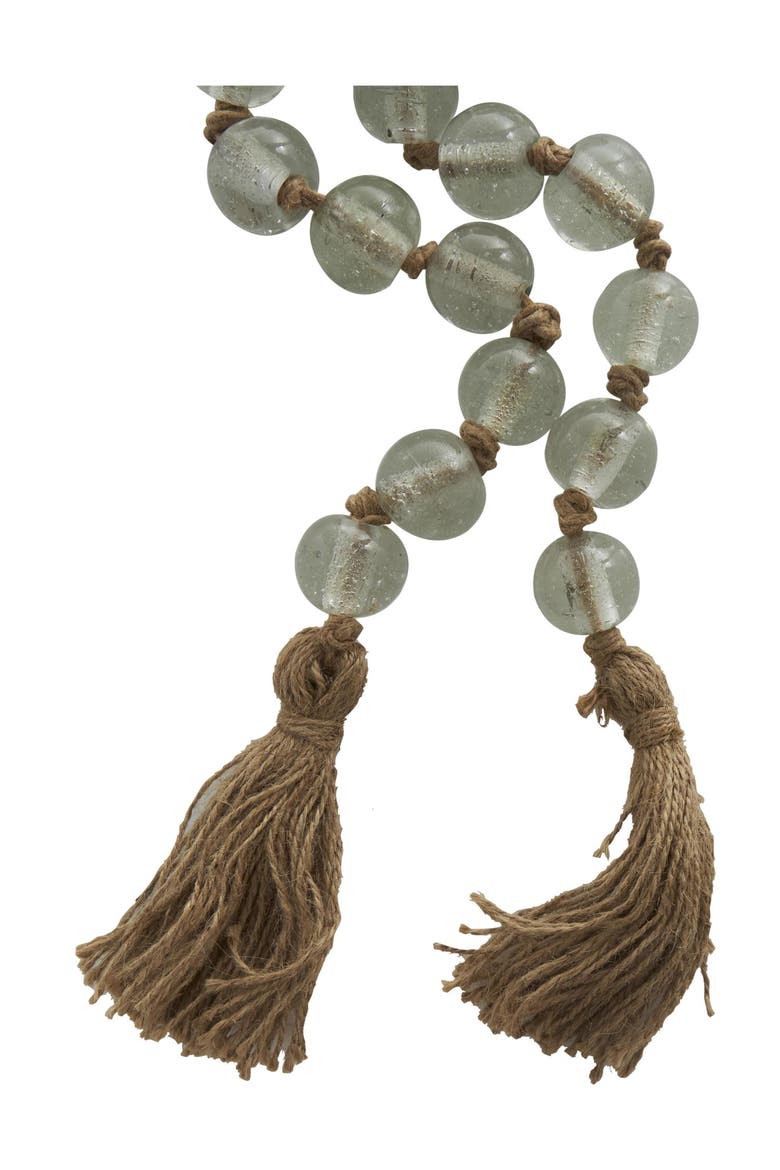 Bohemian Glass Beaded Tassel Garland, Alternate, color, CLEAR
