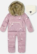 Deux par Deux One-Piece Snug Snowsuit Designed for Car Seat Bear