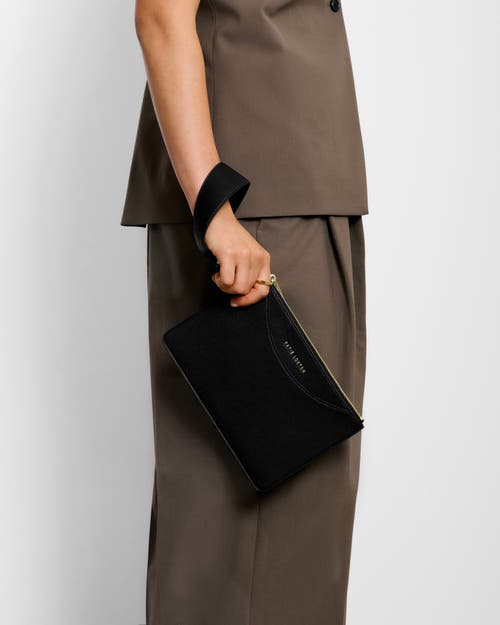Katie Loxton Alba Wristlet Pouch In Black