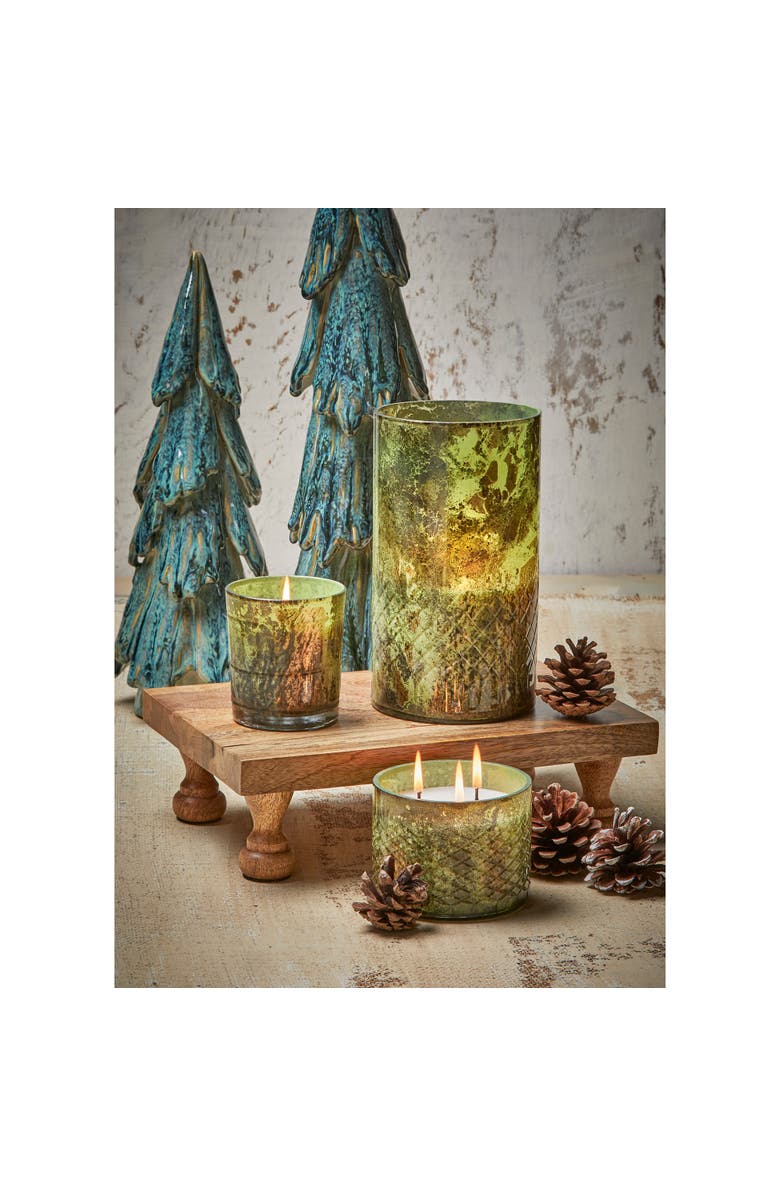 tag Dk Amber Char Birch Scented Votive Candle Fall Harvest, Alternate, color, Green