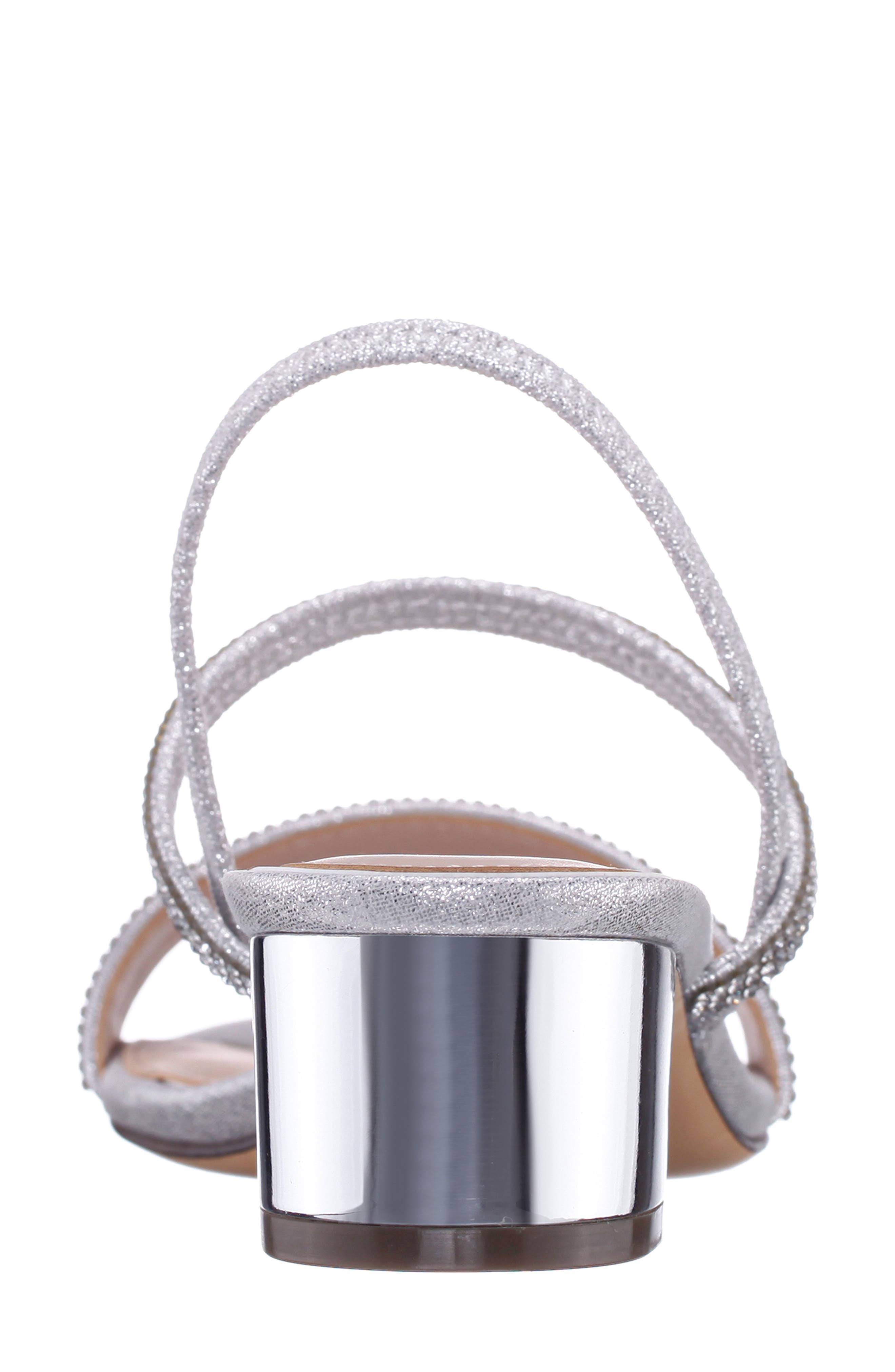 Nina Gwenda Slingback Sandal, Alternate, color, Silver