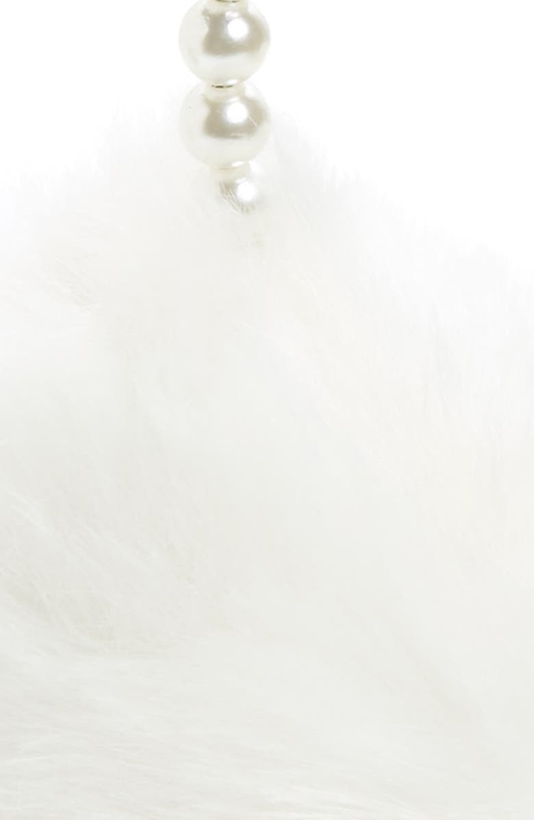 BP. Faux Fur Earmuffs with Imitation Pearl Band, Alternate, color, 