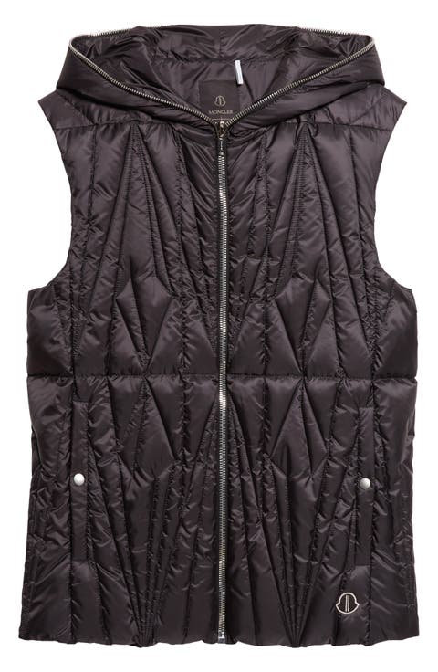 x Rick Owens Geocamo Ziplock Hooded Down Vest