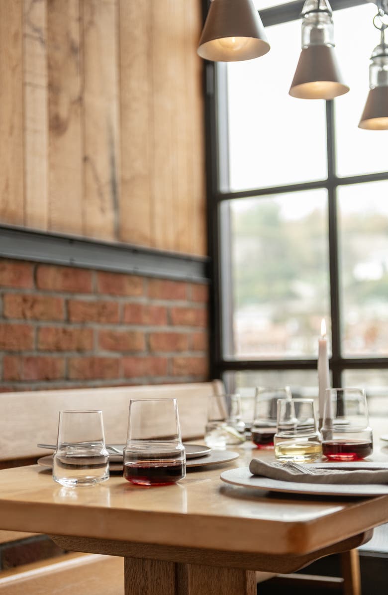 Fortessa Level Set of 2 White Wine Glasses, Alternate, color, Clear