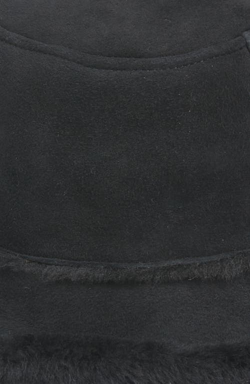 Ugg Sheepskin Bucket Hat In Black