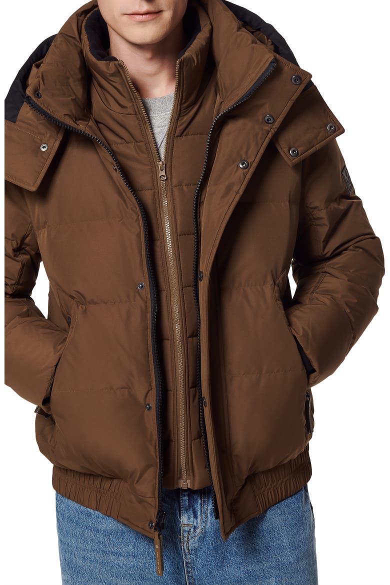 Phoenix Water Resistant Down & Feather Coat, Alternate, color, CAPPUCCINO