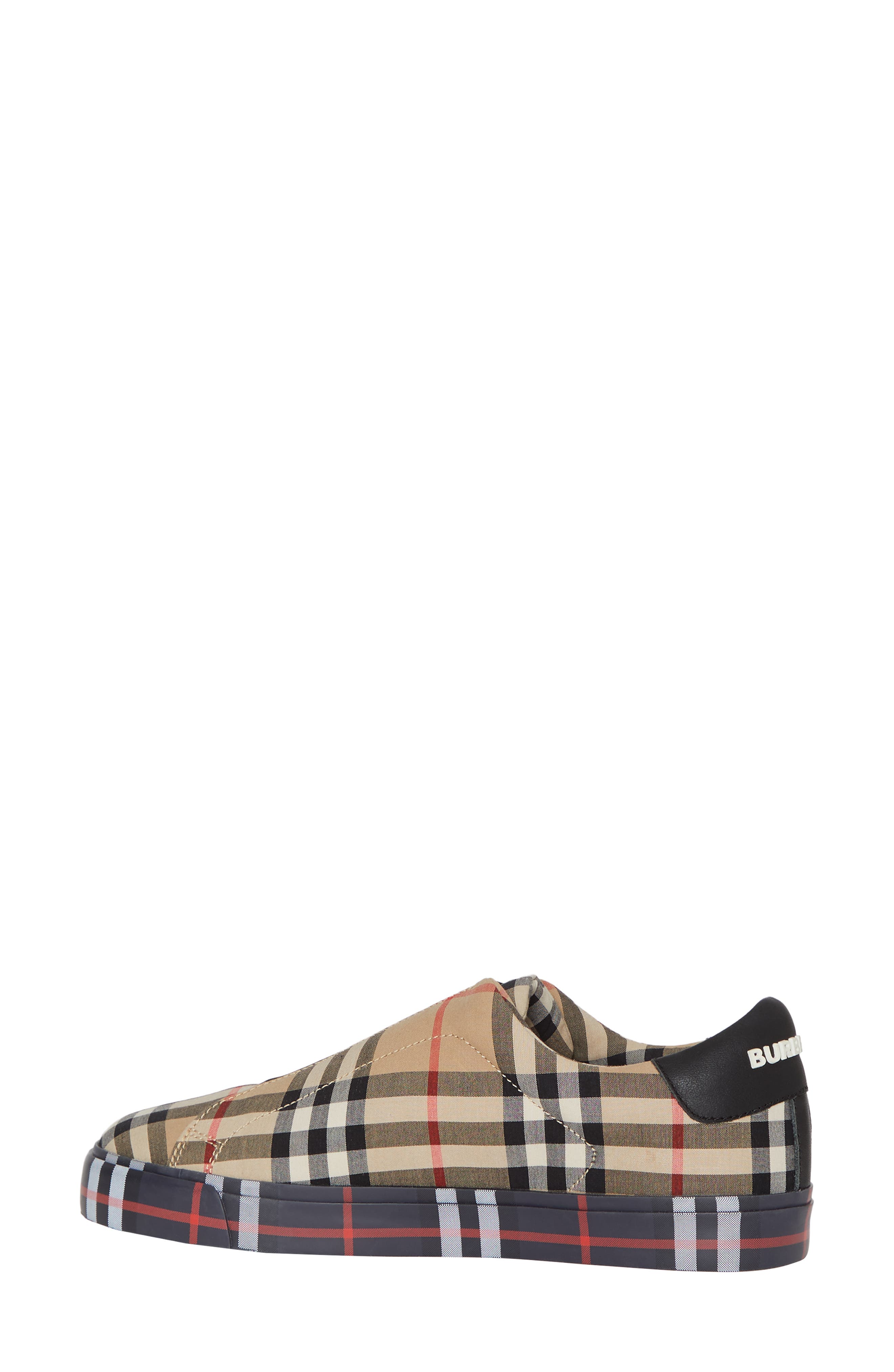 Burberry Markham Vintage Check Slip-On Sneaker, Alternate, color, 