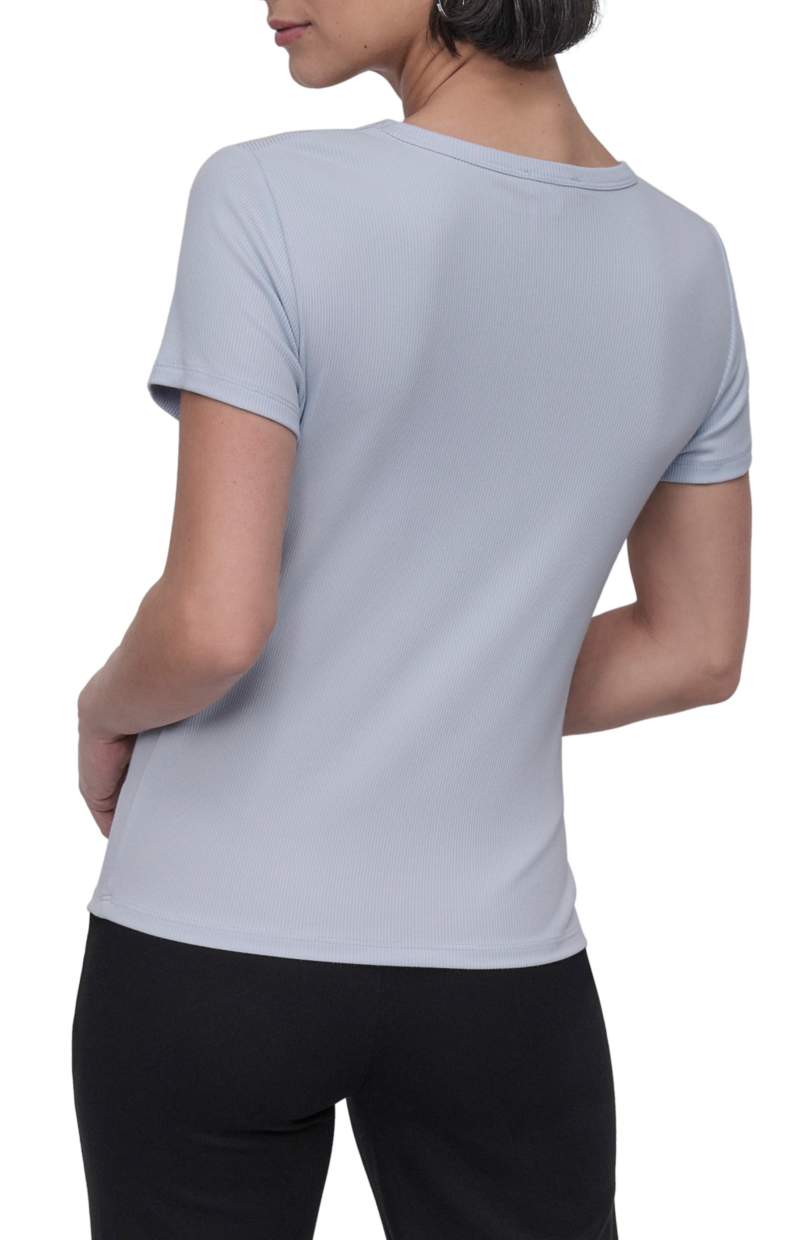 Twist Neck Rib T-Shirt - image 4