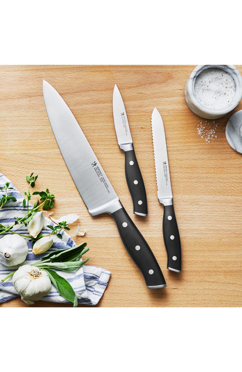 HENCKELS CUTLERY Forged Accent Knife 3-Piece Set, Alternate, color, Stainless Steel