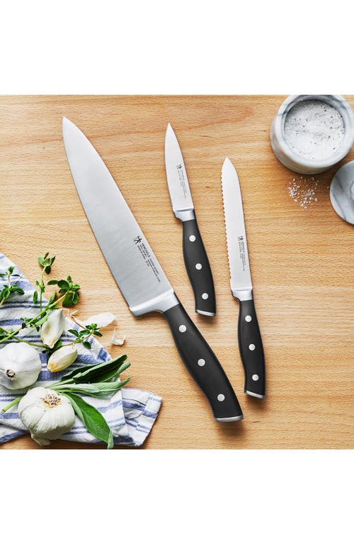 Henckels Cutlery Forged Accent Knife 3-piece Set In Silver