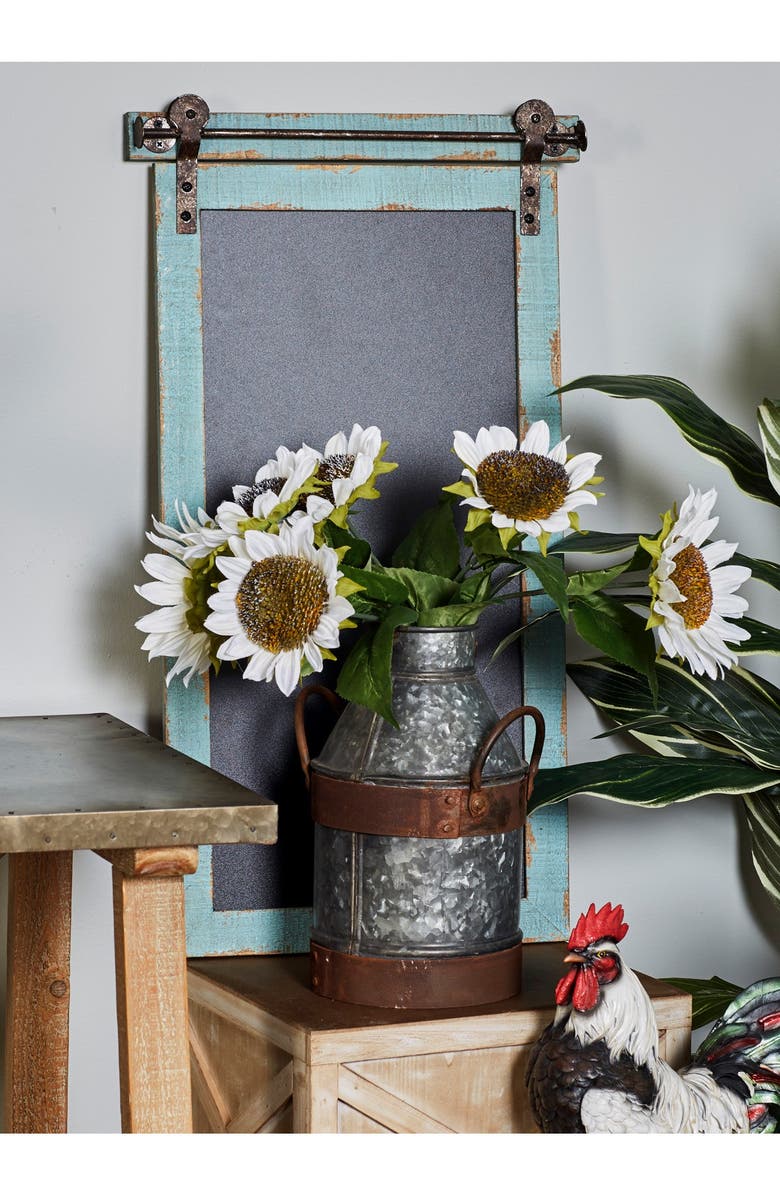 SONOMA SAGE HOME Blue Sign Wall Decor with Chalkboard, Alternate, color, 