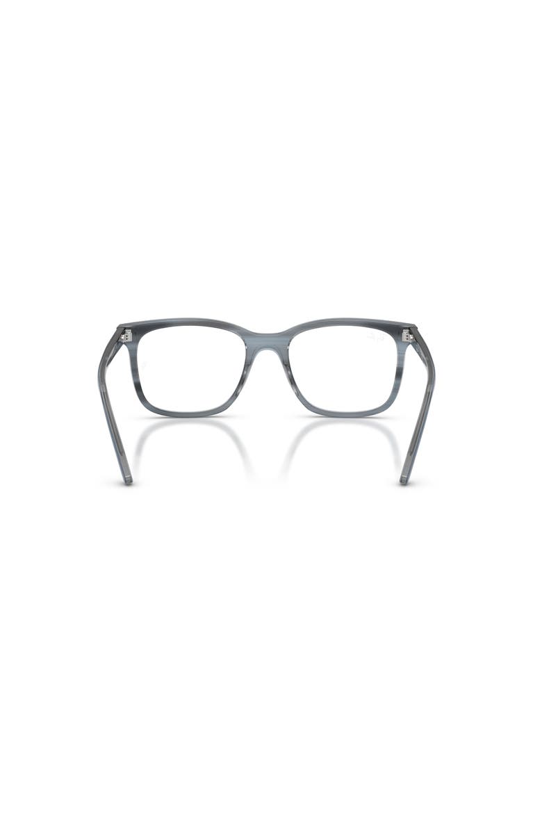 53mm Square optical glasses, Alternate, color, Blue