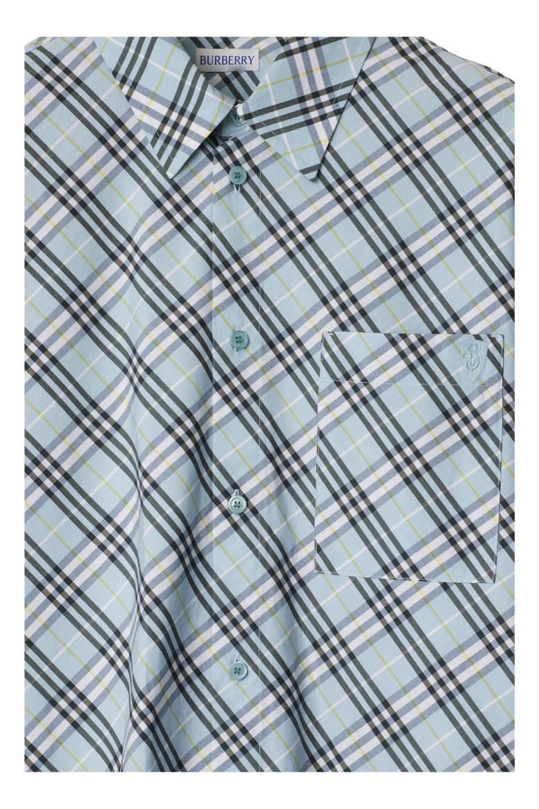Relaxed Fit Striped Cotton Shirt, Alternate, color, Breeze