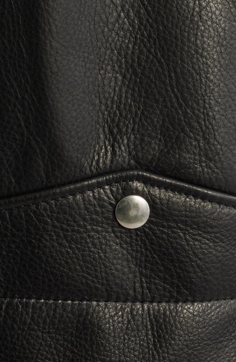 Schott NYC Bike Riders Perfecto Leather Moto Jacket, Alternate, color, Black