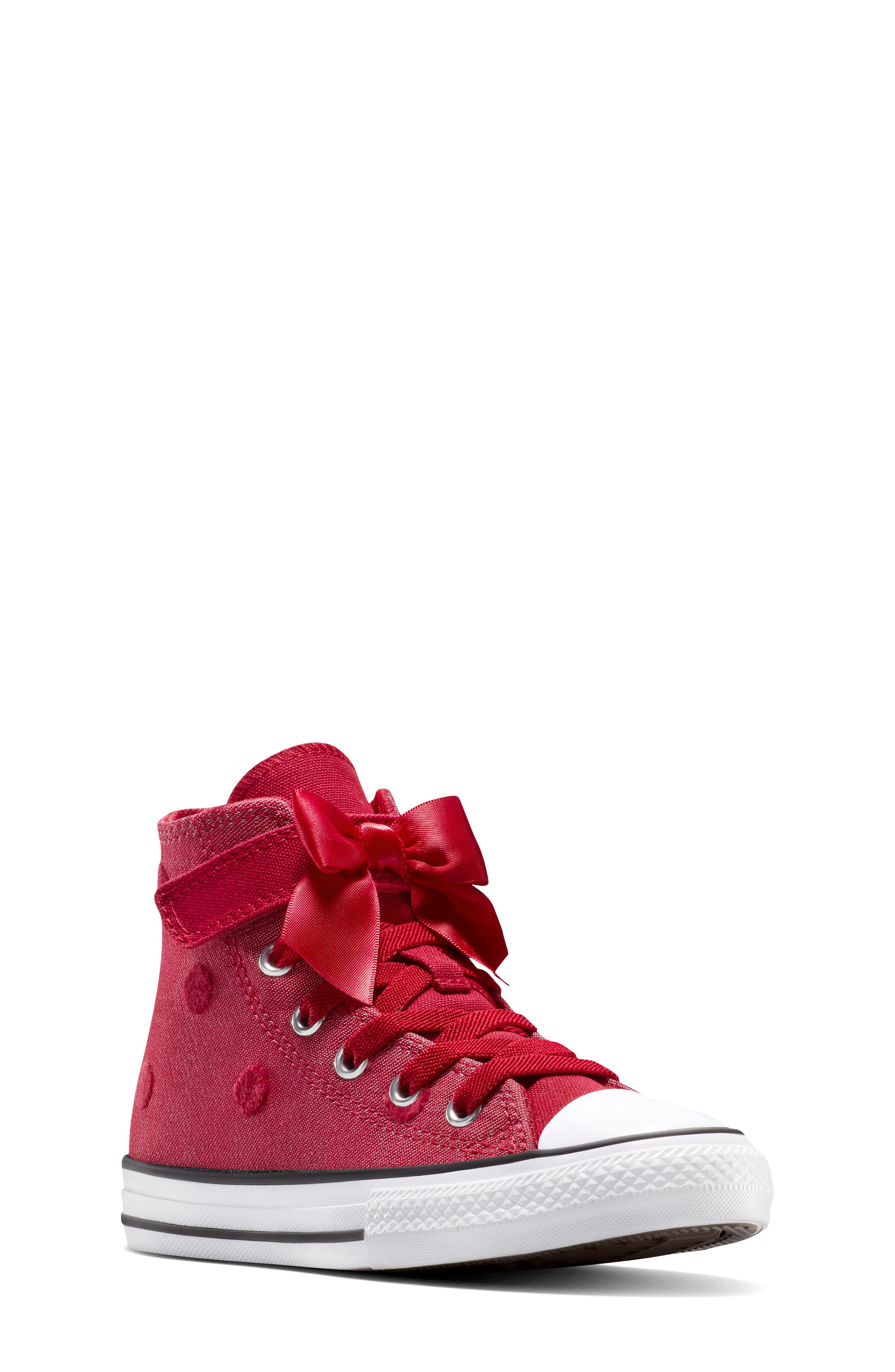 Converse Kids' Chuck Taylor All Star Bow Easy On Canvas High Top Sneaker, Main, color, Days Ahead/ White/ Days Ahead