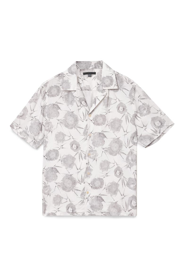 Dan Print Modal Camp Shirt, Alternate, color, WHITE