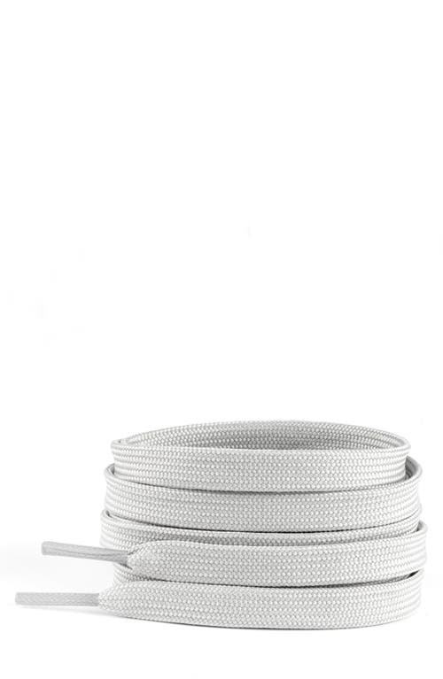 Waves California 47-inch Premium Flat Shoelaces In Gray