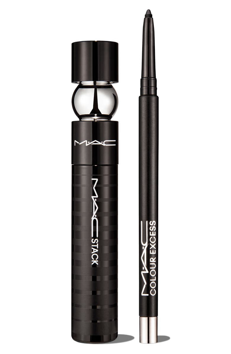MAC Cosmetics MACStack Line & Lash Eyeliner & Mascara Set $51 Value, Alternate, color,