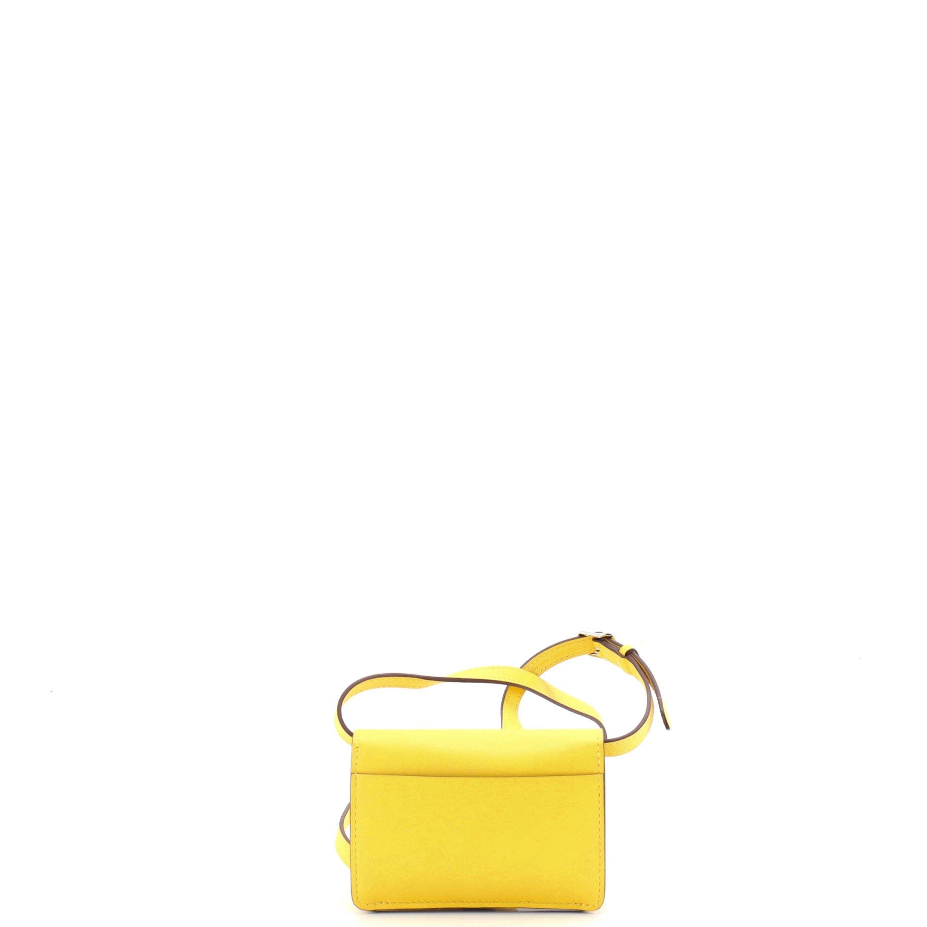 Pre-Owned Hermes Chien Card Holder with Strap Swift and Chevre Mysore, Alternate, color, 