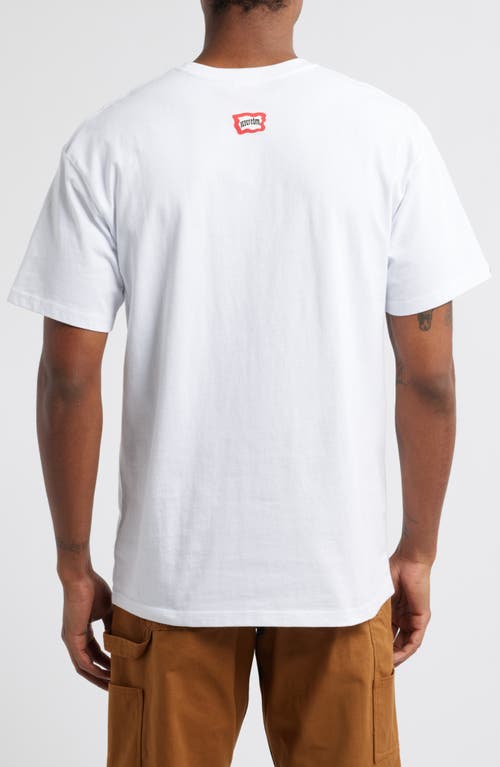 Icecream Seeing Cones Graphic T-shirt In White