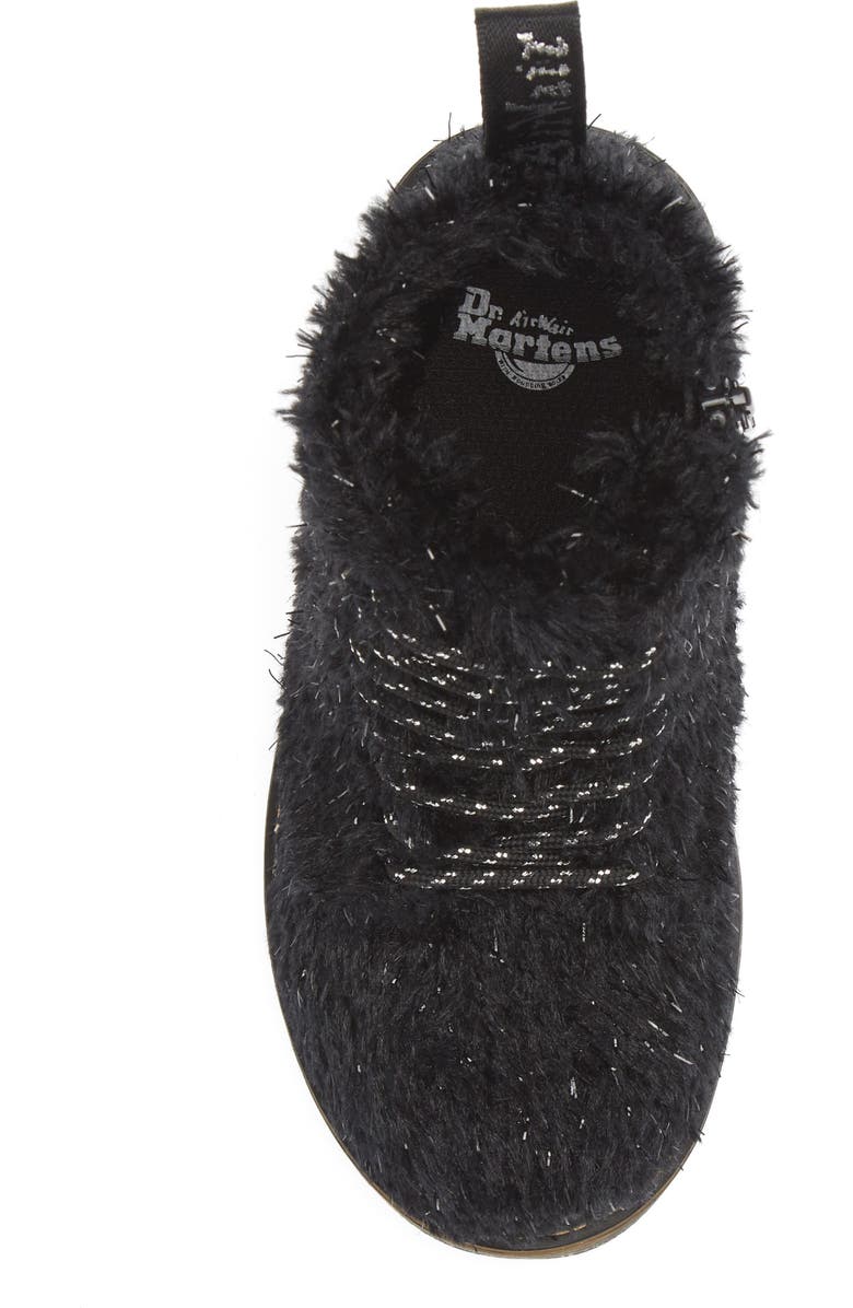 Dr. Martens Kids' 1460 Tinsel Faux Fur Boot, Alternate, color,